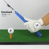 Luvas de golfe masculinas originais e genuínas, tecido de nanofibra, lavável, sem deformação, confortável, resistente ao desgaste, mão esquerda