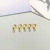 Espaçador de Engrenagem Círculo de Zircônia Banhado a Ouro 14K Fecho Lagosta DIY Acessórios para Joias Artesanais Acessórios de Acabamento para Colar Pulseira