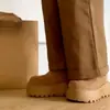 Botas de Nieve Gruesas de Suela Gruesa Cálidas Elegantes Casuales para Mujer 2025 Otoño e Invierno Moda Nueva Botas Versátiles y Cómodas para Mujer