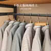Arara de Roupas, Arara de Chão para Quarto, Arara Integrada para Closet Aberto, Unidade de Prateleira de Metal, Pode Ser Combinada com um Guarda-Roupa