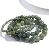 Amazon Joias Pulseira de Contas de Jade Natural do Sul para Mulheres Pulseira Versátil Joias Artesanais Atacado Yiwu
