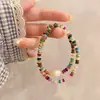 Pulsera de Doble Círculo de Piedra Natural Dopamina y Perla de Agua Dulce Estilo Bohemio Retro Moda Pulsera Rosa Emperador