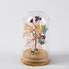 Adornos de Árbol de Cristal Natural, Árbol de la Fortuna de Citrino, Botella de los Deseos, Árbol de la Vida, Pequeños Adornos Versátiles para Decoración del Hogar