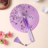 Leque Dobrável Magnético para Mulheres, Leque de Dança, Leque Hanfu, Leque Dobrável para Estudantes, Leque Estilo Chinês para Temporada de Formatura