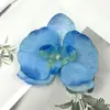 Tecido Não Tecido de Simulação Flores de Orquídea Phalaenopsis DIY Headdress Artesanal Acessórios de Materiais para Prendedor de Cabelo Decoração de Parede de Flores para Casa