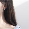 Aretes de Cara Sonriente para Mujer, Pequeños, Lindos, Positivos, Aretes Cepillados de Expresión, Accesorios de Diseño Nicho Estilo Coreano
