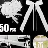 Decorações para carro de casamento com laços e drapeados, casamentos de festa e festivais europeus e americanos, laços mais vendidos na Amazon.
