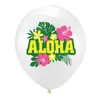 Decoración para fiesta temática de Amazon Hawaii, globo de piña, coco y flamenco, decoración de globos hawaianos