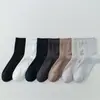 Calcetines para Hombre Primavera y Verano Nuevos Calcetines para Hombre Color Sólido Transpirables de Negocios de Media Pantorrilla Malla Calcetines Casuales para Hombre Versátiles para Todas las Estaciones