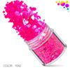 Set de Lentejuelas para Uñas Magic Color Redondas 1+2+3mm Mixtas 12 Colores Parche de Joyería para Uñas Punto de Ola Perlado Mate