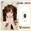 Peluca Femenina Blanca Dorada Rizada Romana Clip Boca de Tigre Cabello Corto Moda Lolita Natural Esponjosa Peluca Completa Cobertura Total