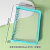 Envío Gratis A5 Transparente Hojas Sueltas Manual Multifuncional Bolsa con Cremallera Libro de Hojas Sueltas Simple Cubierta Suave de PVC Reemplazable