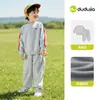 Dudu Family Roupas Infantis Conjunto de Moletom Infantil 2026 Outono Novo Roupa de Outono para Bebê Conjunto de Duas Peças para Meninos Roupas para Meninas