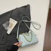 Bolso de cadena transfronterizo de nicho con patrón de diamante para mujer, nuevo bolso de mano versátil versión coreana para la primavera de 2026, bolso de hombro y cruzado