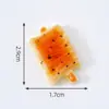 Comida criativa de simulação para brincar espetinhos de churrasco couve-flor material DIY gel de creme elástico de cabelo grampo de cabelo acessórios casa de boneca pequenos enfeites