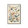 Pintura Decorativa Mariposa Vintage de Alta Gama Estilo Francés para Sala de Estar, Dormitorio, Mesita de Noche, Cómoda, Exhibición de Mesa y Colgar en la Pared