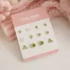 Novos Brincos Bio-Cerâmicos Antialérgicos 2026 com Pinos de Cerâmica, Não é Necessário Remover ao Dormir, Brincos Cor de Café para Mulheres, Elegantes Acessórios de Orelha Atacado
