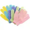 Toalla de baño directa de fábrica guantes de baño toalla de baño de cinco dedos artefacto para frotar la espalda exfoliante punto venta al por mayor