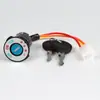 Interruptor de Llave con Bloqueo para Patinete Eléctrico Cerradura de Encendido para Triciclo Cilindro de Bloqueo para Vehículo Eléctrico Cerradura de Puerta Eléctrica Cerradura de Arranque Universal de Cabeza Grande y Pequeña