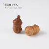 Acessórios de sândalo da Barbie polvo doce coelho urso cabeça de abóbora escultura em madeira fofa estilo DIY acessórios brincadeira cultural produtos semiacabados