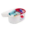 Kit de Primeiros Socorros, Kit de Emergência para Proteção Pessoal, Caixa de Primeiros Socorros Médicos Familiar para Exterior, Conjunto Portátil de Armazenamento para Carro Infantil, Conjunto de 15 Peças para Atacado