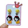 Aretes para Niños Clips para Orejas Sin Agujeros en las Orejas Princesa Niñita Lindo Princesa Aretes Anti-Dolor Moda Trendy Mostrar Primera Joyería