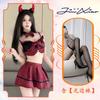 Ropa Interior Sexy Noche Dorada Uniforme de Estudiante Tentación Oscura Inglaterra Sexy Deseo Puro qqny Tentación Estilo Universitario Bata de Guerra