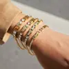 Pulsera de Cadena de Tenis Redonda de Zirconia de Acero Inoxidable de Oro de 18K Wanxing, Joyería que No se Desvanece, Regalo del Festival del Bote del Dragón