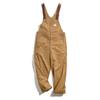 Pantalones de tiras antiguos caqui vintage Madden Tooling Pantalones de tirantes rectos con bolsillo de una pieza Ameli Khaji para hombre