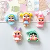 Acessórios de Resina de Menina Chorando Brilhante de Desenho Animado Patch de Copo de Cola Cremosa para DIY Manual de Sapatos e Roupas Acessórios de Cabelo Capa de Celular