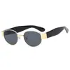 Procesamiento Personalizado Estilo Callejero Europeo y Americano Gafas Nuevas Retro Gafas de Sol Locomotora de Vapor Gafas de Sol para Mujer Gafas de Sol con Montura Ovalada Gótica
