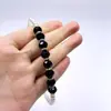 Faixa de Cabeça com Pérolas de Cristal, Retrô e Fashion, Acessório de Cabelo Feito à Mão com Contas, Joia Simples, Feito à Mão
