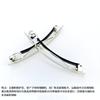 Clip de primavera coreano PARIS, lazo de tela automático de tres piezas grueso, clip inferior, clip DIY, accesorios para el cabello para mujeres