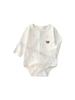 Roupa de Bebê Recém-Nascido para Soltar Pum Primavera e Outono Manga Longa Roupa de Coelho Algodão Puro Super Fofa Roupa Triangular de Engatinhar Macacão de Bebê