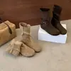 Botines retro con hebilla para mujer, nueva colección otoño 2026, que realzan la altura y estilizan, botines estilo western cowboy, botines ajustados, botines estilo Birkenstock