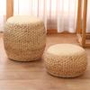 Cojín de Meditación Grueso Estilo Japonés Tejido de Paja Tatami Asiento Sala de Estar Balcón Salón de Té Hogar Cojín Futón Transfronterizo