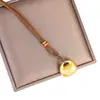 Collar con Colgante de Bolsa de la Fortuna Elegante Clásico Simple de Estilo Chino Diseño de Nicho Lujo Ligero Cadena para Clavícula Collar Popular para Mujeres