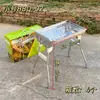 Parrilla de Carbón para Uso en Casa, Parrilla Portátil Plegable para Exteriores, Parrilla de Acero Inoxidable, Venta al por Mayor de Regalos Transfronterizos