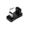 Adaptador USBtypec 3.2Gen2 conversor U macho-fêmea 10 Gbps transmissão de alta velocidade cotovelo L de 90 graus