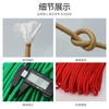 Corda de Vento Colorida para Barraca, Cordas Resistentes ao Sol e ao Desgaste para Amarração de Caminhão com Núcleo Revestido, Cordas de Nylon Trançadas Finas e Grossas
