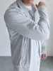 Chaqueta Sencilla para Hombre 2026 Primavera y Otoño Nueva Cremallera Abrigo Casual Estilo de Negocios Americano Chaqueta Ejecutiva Versátil