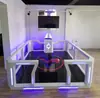 Estación de Trabajo de Fiesta VR Roja Educación Campus Inteligente Sala de Experiencia de Estudio Plataforma Interactiva Multijugador Equipo Todo en Uno