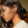 Amazon Nuevos Pendientes Colgantes Geométricos, Clavos Únicos de Nudo Grueso, Joyería de Moda Tendencia, Regalo Navideño para Mujeres