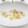 14K envolto em ouro - preservando a cor - venda quente fivela de ferradura diy acessórios de jóias material artesanal Dourado em forma de U fivela de fechamento do cabo de proteção