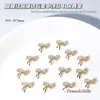Acessórios de Unha Artística Laço de Zircônia Estilo Japonês Tendência Laço Ultra Brilhante Luxo Zircônia Pérola Diamante Decoração de Unha