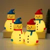 Luz LED Navideña Muñeco de Nieve Decoración de Escritorio Adorno Colgante Lámpara Portátil Infantil Accesorio Luz Nocturna LED Navidad