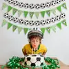 Nuevos Suministros para Fiesta Temática de la Copa Mundial de Fútbol Decoraciones de Cumpleaños Banderines Banderas Guirnalda Set de Fiesta