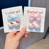 Estilo Coreano Fofo Óculos de Laço Infantis Desenho Animado Gato Bico de Pato Presilha Meninas Versátil Presilha de Cabelo Acessórios de Cabelo Headwear