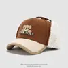Gorros Infantiles para Otoño e Invierno, Gorras de Béisbol Cálidas que Protegen las Orejas, Lindos Gorros de Pico de Pato para Niños y Niñas, Gorros Lei Feng para Niños Pequeños