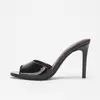 Novedad de primavera para mujer, zapatos de tacón ultra alto con punta abierta, sandalias de charol de punta redonda de tacón de aguja, sandalias de tacón de aguja sexys, sandalias de punta abierta